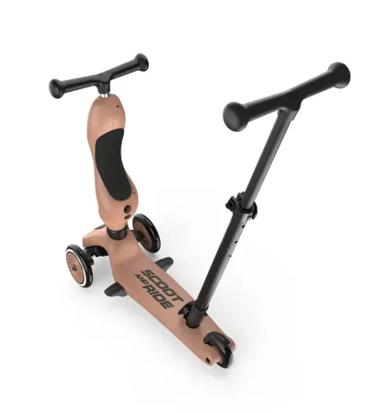 Mocha Highwaykick 1 Push & Go Roller und Laufrad von Scoot & Ride